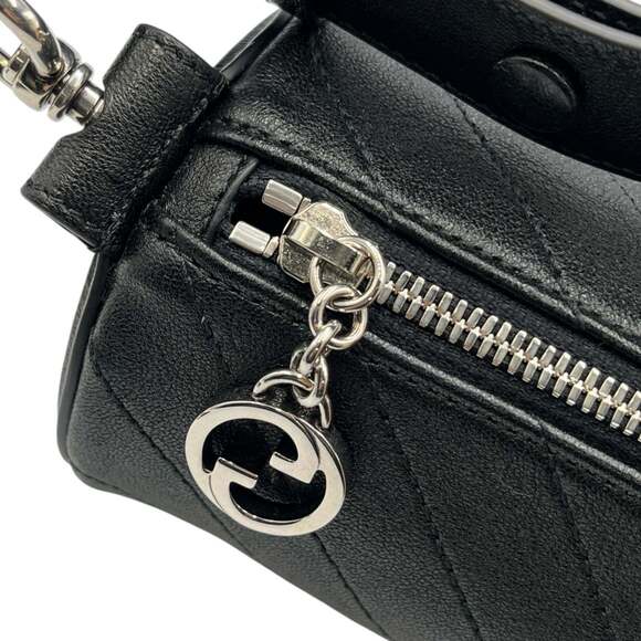 Gucci Blondie Leather Handbag in Black for Women - Picture 7 of 10